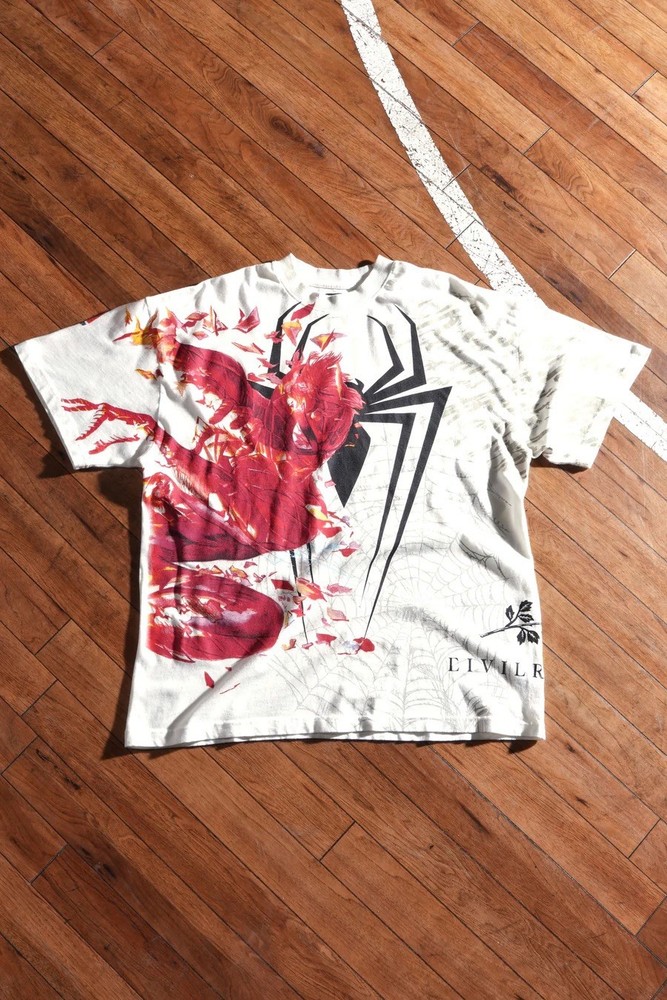 Civil Regime x Spider-Man Weight Of Power American Classic Oversized Tee – Large