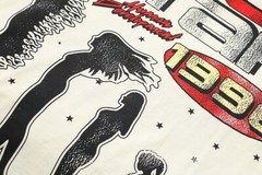 24SS Hell Studios star Skull print Tee INS Style high street trend Men’s T-shirt