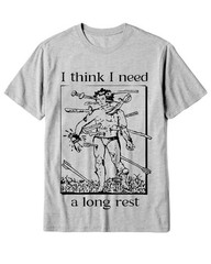 I Think I Need A Long Rest Cotton T-Shirt Funny Shirt For Men Women