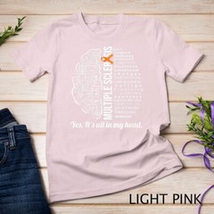 Multiple Sclerosis Awareness MS Survivor Head Warrior Unisex T-shirt