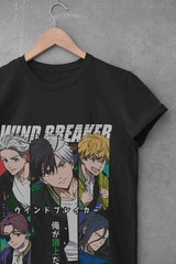 Wind Breaker Shirt Sakura Tshirt Sygishita T-Shirt Suo Top Hiragi Cute Anime Tee