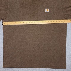 Carhartt Long Sleeve Logo T shirt Men’s Large Loose Fit K231 Green