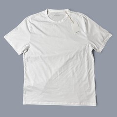 Quince Luxe Touch Tee Mens Size L White 100% Pima Cotton Crew Neck NWT