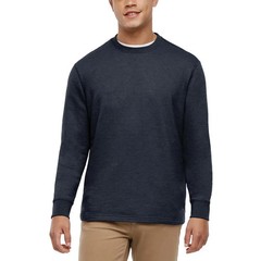 Orvis Men’s Long Sleeve Crewneck Pullover, Blue, Size L