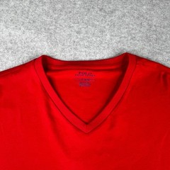 Polo Ralph Lauren Large Red V Neck Navy Pony Casual Basic
