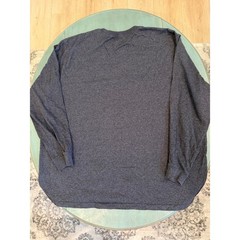 Carhartt Mens 3XL Loose Fit Long Sleeve T-Shirt Graphic Logo Grey TK0231-M