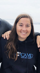 Adult Size Large, Navy Blue SEACAMP San Diego Logo Hooded Sweatshirt, Unisex