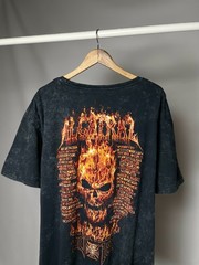 West Coast Choppers Size XXXL Vintage Alcatraz Fire Biker Merch Grey Tee T Shirt