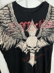 Vintage Y2K Affliction Signature Series Men’s Black Graphic Logo T-Shirt L
