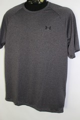 UNDER ARMOUR THE TECH TEE Men’s GREY PERFORMANCE S/S T-SHIRT SZ: LT 1326413-090