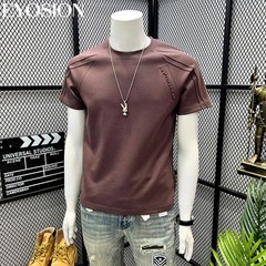 Premium Men’s Cotton Short Sleeve Slim Fit Casual Crew Neck Fashion T-Shirt