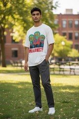 Chinatown Market Hot Air Balloons Streetwear T-Shirt XL