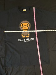 Bape Baby Milo Black T-Shirt A Bathing Ape AUTHENTIC XL