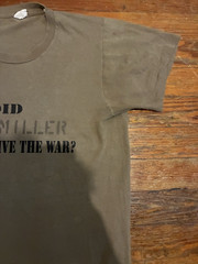 Army shirt vintage single stitch shirt Vietnam antiwar antifascist American punk