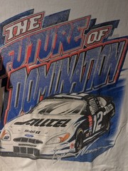 Vintage 2000s Ryan Newman #12 Nascar Racing Big Print Shirt Medium Double Sided