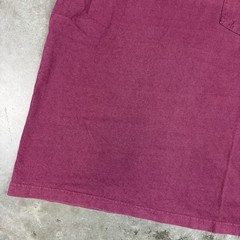 Dickies Skateboard T Shirt Mens Large Burgandy Pocket Grunge Preowned