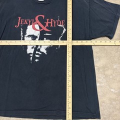Jekyll & Hyde Musical Men’s Black T-Shirt Size XL 90s 2000’s Fruit of the Loom