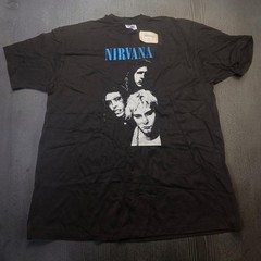 GRAIL Nirvana Band Pic Tee Hanes Size XL 1994 DEAD STOCK W/ Tags Never Worn RARE