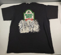 Vintage Michael Shea’s Irish Amber Pub Style Lager Black Single Stitch Shirt XL