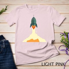 Space Rocket Astronaut T-Shirt Astronomy Exploration Unisex T-shirt
