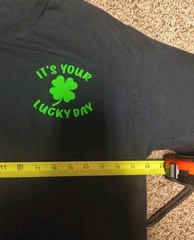 It’s Your Lucky Day T-Shirt Classic Cotton – St. Patrick’s Day Unisex medium