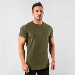 Men’s Fitness Muscle T-Shirt Slim Fit Gym Bodybuilding Short Sleeve