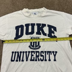 Duke University Store Spellout Logo Cotton Exchange T-Shirt Medium Vintage