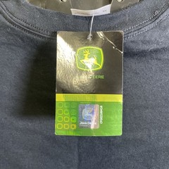 John Deere Logo T-Shirt Mens XL Short Sleeve Black NEW