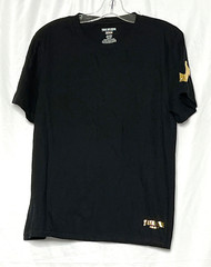 Lot of 2 True Religion Metallic Logo Black S/S 100% Cotton T-Shirts M