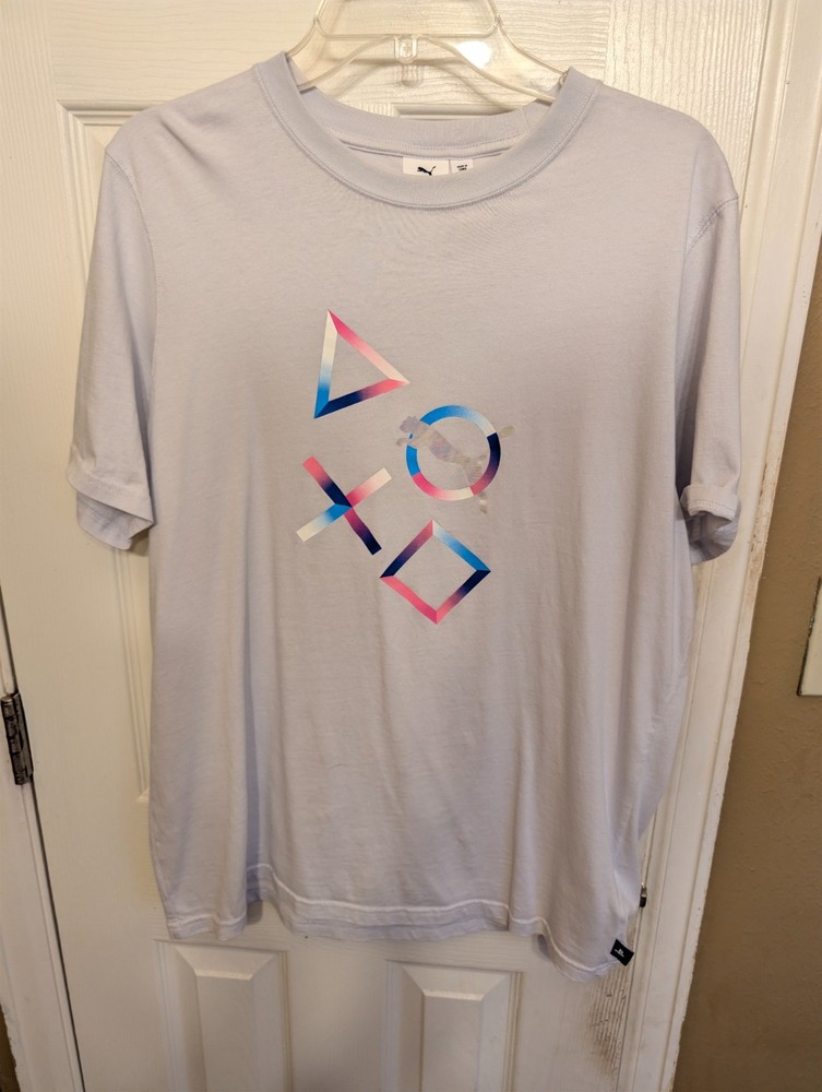 Puma x Playstation Graphic T-shirt Good Pre owned Condition X-Large Men’s