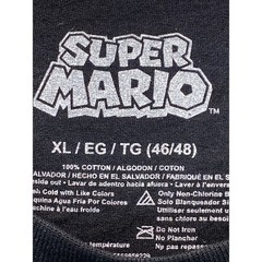 Super Mario Bros Nintendo Shirt Men’s XL 46-48 Chest Black Graphic Short Sleeve