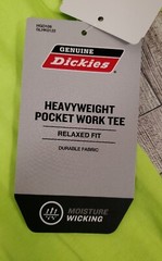Dickies Shirts Mens L XL 2X Heavyweight Pocket Work Tee Lot of 2 T-Shirts NEW