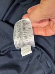 Carhartt Force Men’s XL Relaxed Fit Midweight Long-Sleeve Pocket T-Shirt Navy