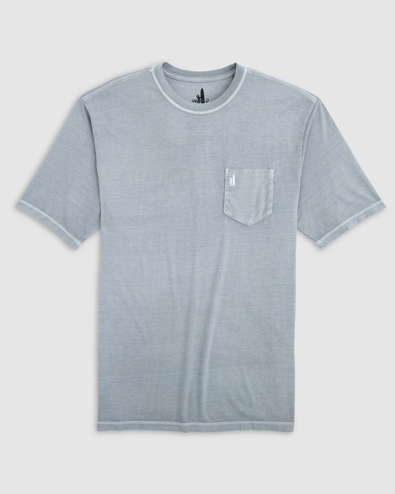 johnnie-O Dale 2.0 Pocket T-Shirt Mens Steel (7845088)