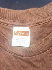 Supreme Still Talking Sh*t Tee Brown SS22 Lightly Worn Small HOLE Size S