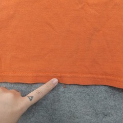 Delta Shirt Mens Small Orange Honoring Tradition 1926-2007 Native Graphic Tee