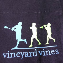 NWT Vineyard Vines SS Lacrosse Wind Up Pkt Tee Jet Black Men’s Small RV $35 NEW!