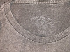 SONS OF ANARCHY T-SHIRT SOA Large Fear the Reaper Graphics Short Sleeve