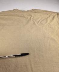 Sovereign State Cream Neutral 100% Cotton Unisex New York T Shirt Mens Large