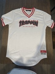 Hudson & Co Shirt Trappin Aint Easy Jersey El Chapó #17 Streetwear Y2K Mens L