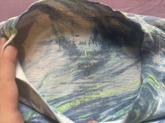 Ripple Junction Rick And Morty Adult Swim 2017 Shirt Size Large Tee Tie Dye