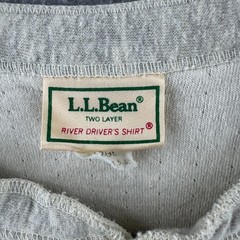 Vintage LL Bean River Driver Shirt Mens Large Wool Two Layer Henley Made in USA
