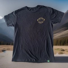 Grand Canyon T-Shirt Men’s L Wild Tribute Black 2 Sided Graphics Casual Travel