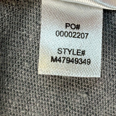 $150 NWOT VINCE Crew Neck T-Shirt LINEN COTTON Blend Men’s L LARGE Gray SS