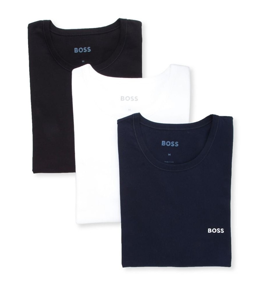 Men’s Boss Hugo Boss 0475284 Classic Fit Crew Neck T-Shirt – 3 Pack