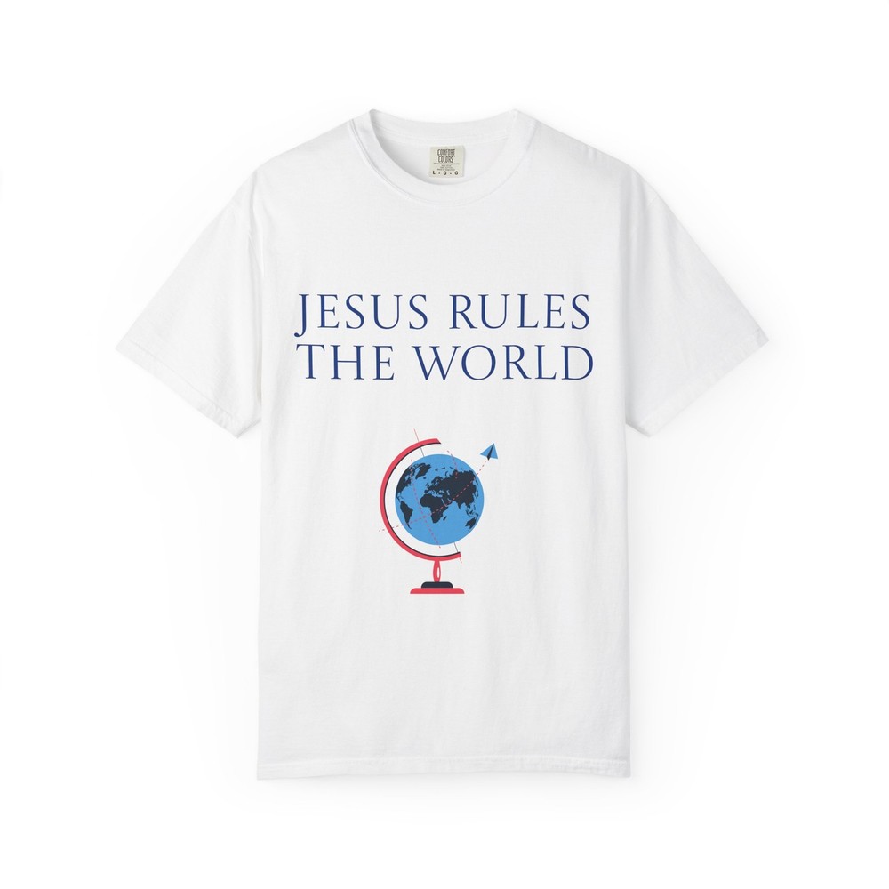 Jesus Rules the World T-Shirt, Unisex Tee, Christian Apparel, Inspirational Top