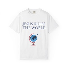 Jesus Rules the World T-Shirt, Unisex Tee, Christian Apparel, Inspirational Top