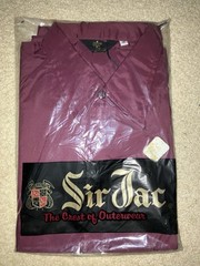 Vintage Sir Jac Coach Jacket Size medium Deadstock 70s New In Plastic Rare Og