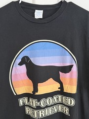 Flat Coated Retriever Ring Spun Fan Favorite BLACK Dog T-Shirt unisex men’s XL
