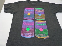 Andy Warhol Theme Campbell’s Soup Can T-Shirt Tee Luv Size Medium